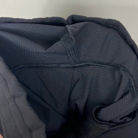 Lululemon Black Studio Crop Pants Joggers Unlined‎ Size 4 Yoga Run Dance Fitness - Picture 10 of 12